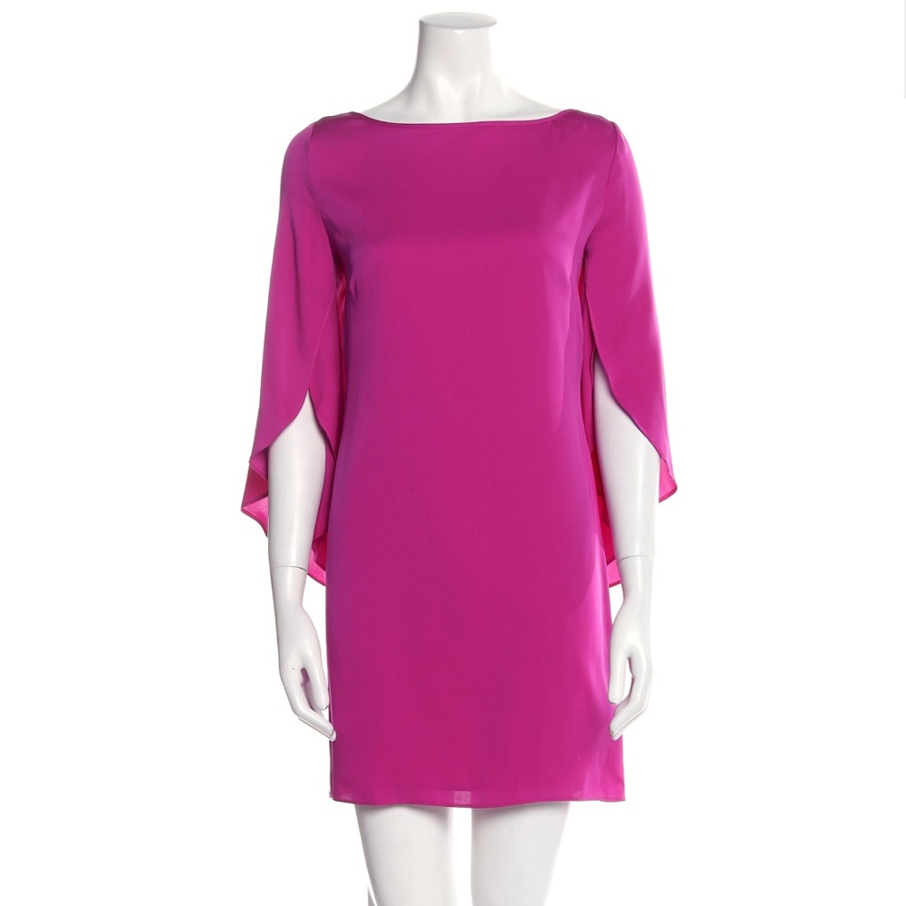 Milly silk purple mini dress